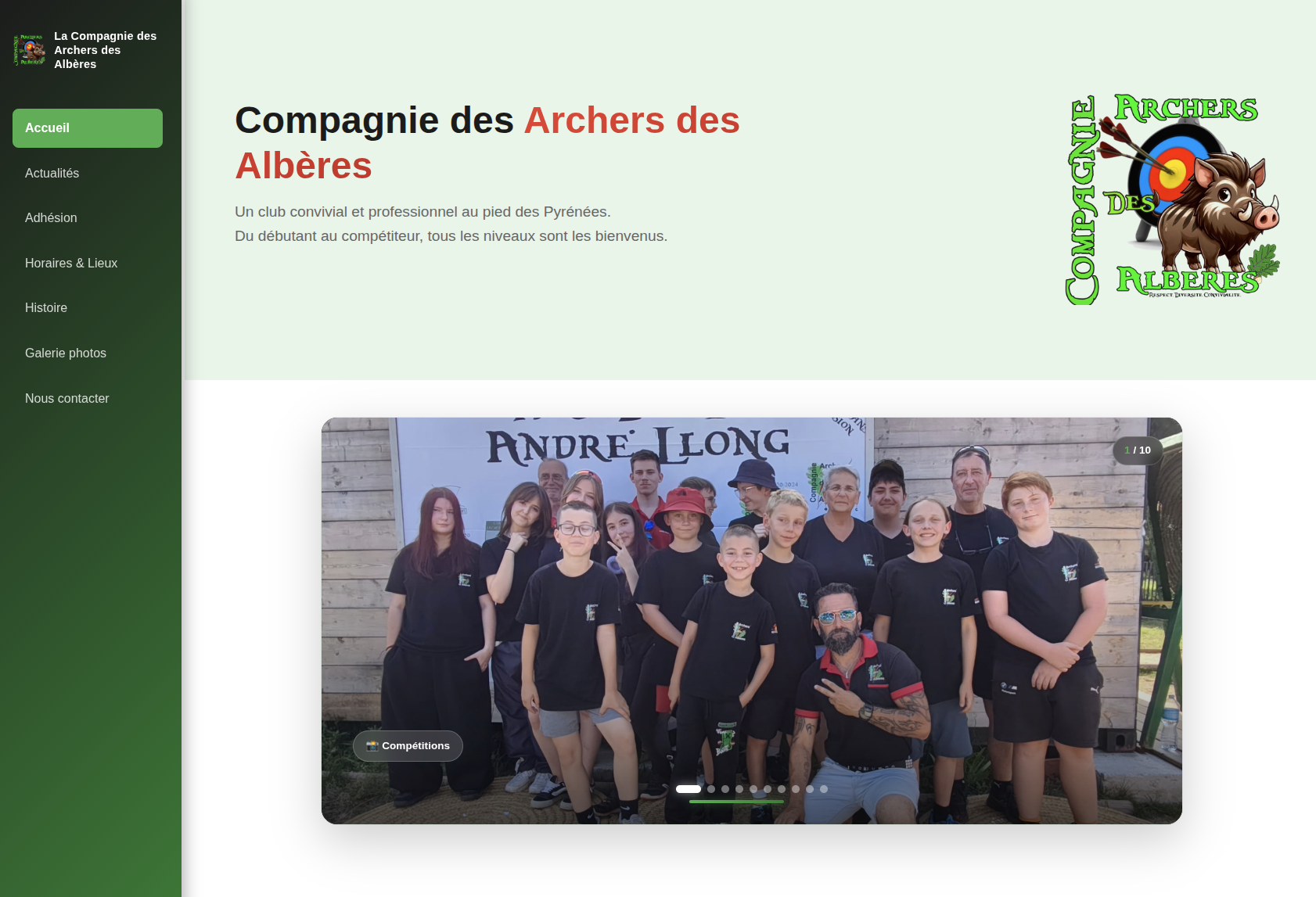 Capture de La compagnie des archers des Albères
